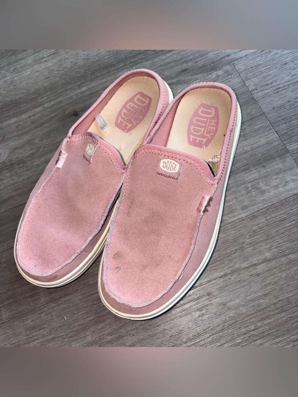HEYDUDE Austin Lift Classic Platform Slip On Mule Rosette - Picture 7 of 12